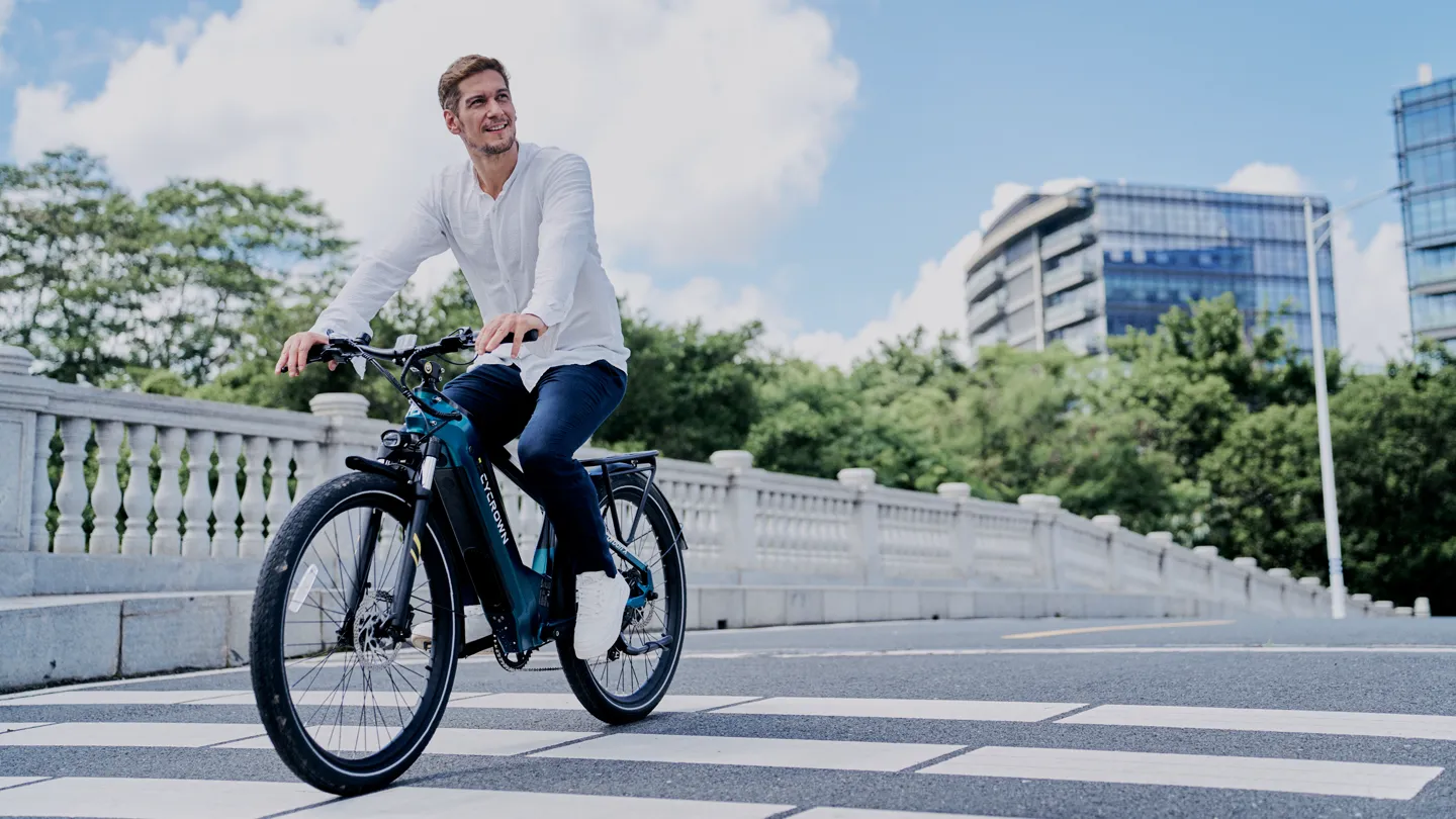 An Urban X ridden through town