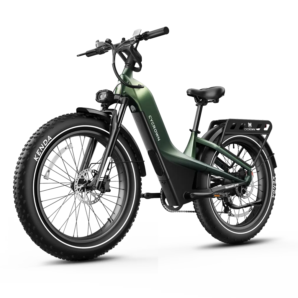 Nomad Pro in Alpine Green, three-quarter view