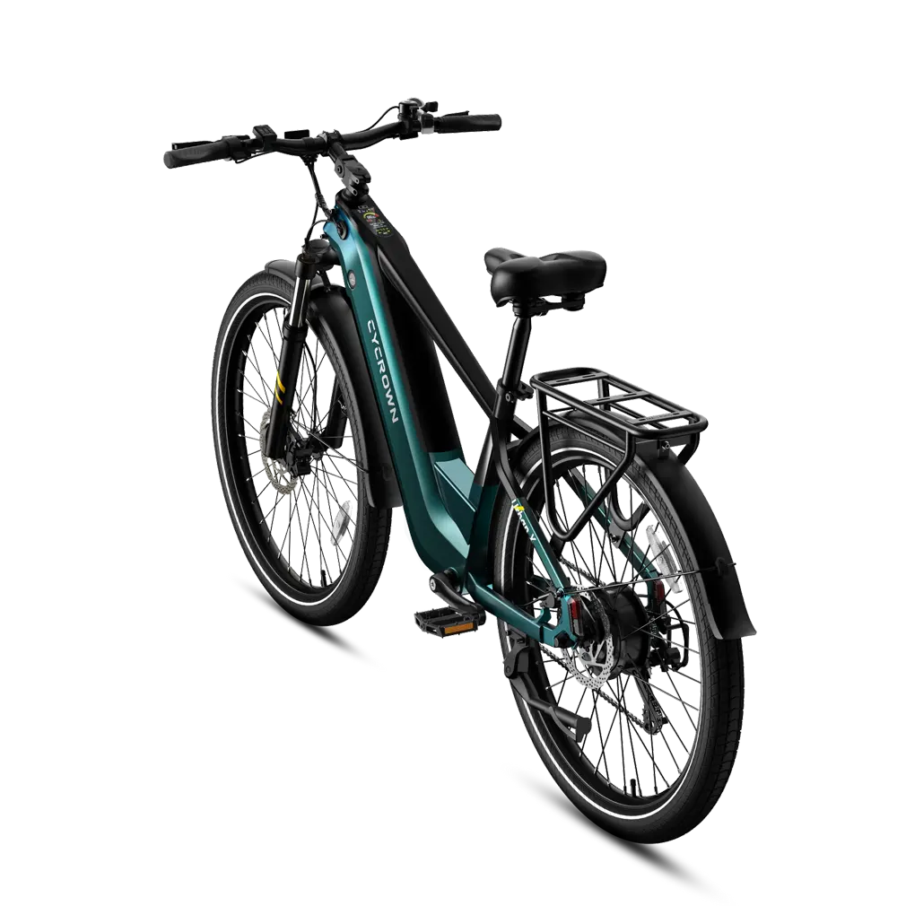 Urban X in Alpine Green, three-quarter view